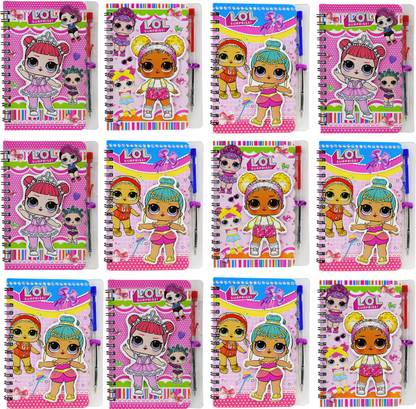 Asera Lol Theme Spiral Diary Pocket-size Diary Rules 34 Pages