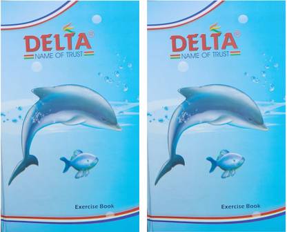 First Click Delta Fish Notebook 2 Register (Hard Bound) 528 Page Size : 20 x 32 cm Book-size Notebook RULED 528 Pages