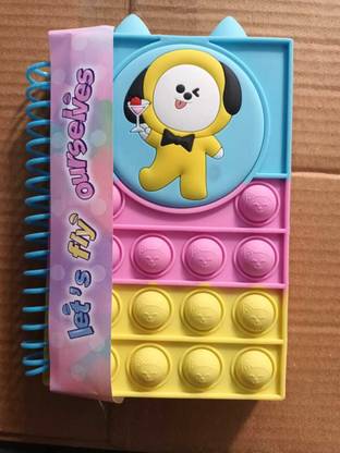 sidhi store BTS BT21 Mini Diary Rulled 80 Pages