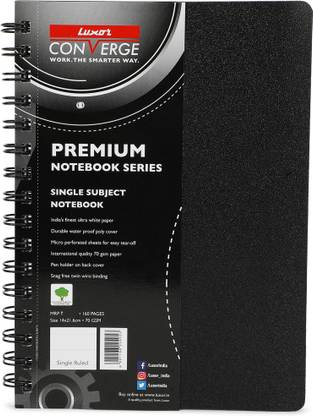 LUXOR Single Ruled B5-160 B5 Notebook Single Ruled 160 Pages