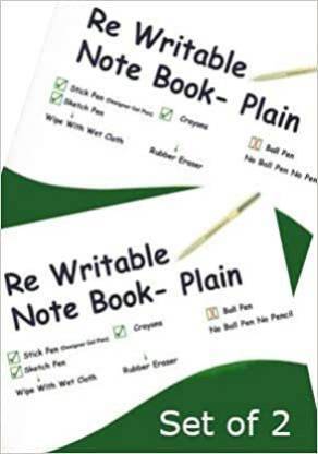 Prakash Rewritable Notebooks A4 Notebook Plain 12 Pages