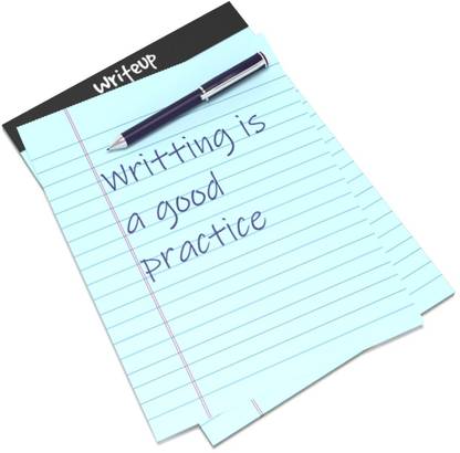 NEELGAGAN Writeup Pad for Office, Writing Office Pads Premium 70 GSM Paper A5 Note Pad Ruled 100 Pages