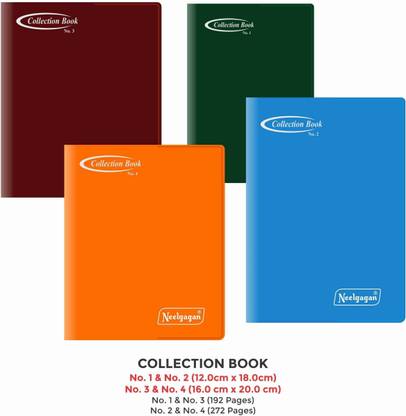 NEELGAGAN Collection Book No.2 (Soft Rexine Cover) Regular Notebook Ruled 192 Pages