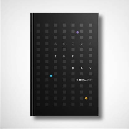 Zebralearn Seize the Day A5 Notebook Ruled 160 Pages