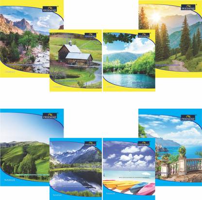 FREEMIND notebook Regular Notebook Four line with gap 19x15.5 16 Pages