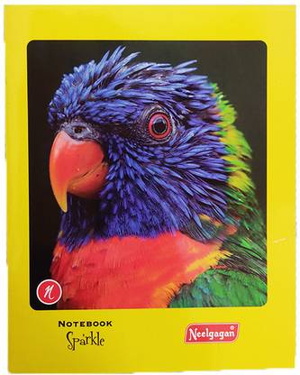 NEELGAGAN Sparkle Mini Notebook Single Line (15.0 cm x 19.0 cm) 80 Pages