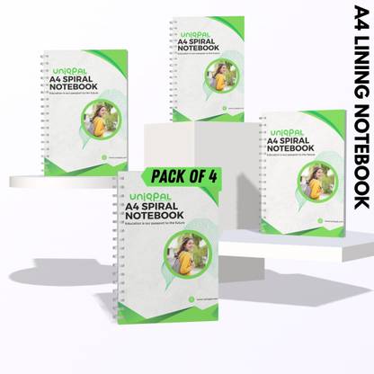 UNIQPAL Notebook A4 SIZE A4 Notebook RULED NOTEBOOK 200 Pages