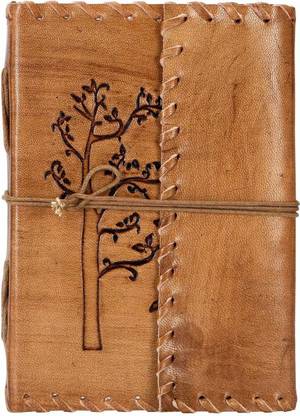 Rjkart Handmade Leather Dairy A5 Diary Unruled 200 Pages