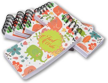 Flipkart SmartBuy Memo Pad Small Writing Notebook Professional Notepad | Pocket Pads for office Pocket-size Memo Pad Unruled 200 Pages