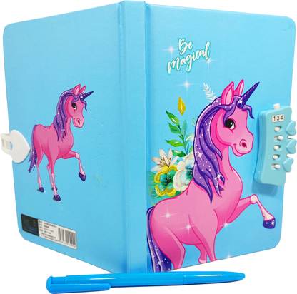 poksi LOCK DIARY A5 Diary Ruled 200 Pages