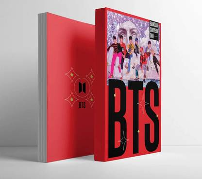 caaju Bts K-pop Army Notebook A5 Notebook Ruled 160 Pages