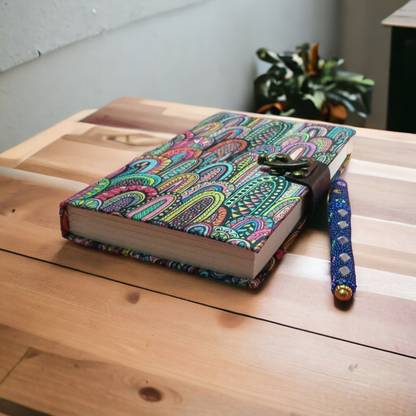 Afsoon 5x7 Handmade Unique Customized Craft Diary Personalized Premium Luxury Note book A7 Diary Unruled 100 Pages