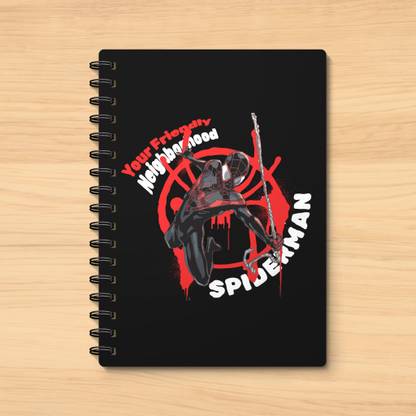 ARCPrint Spiderman A4 Notebook Blank 200 Pages