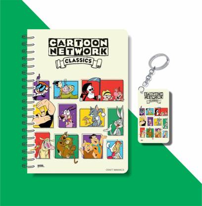 craft maniacs CARTOON NETWORK 2023 NOTEBOOK COLLECTION A5 Notebook RULED 160 Pages