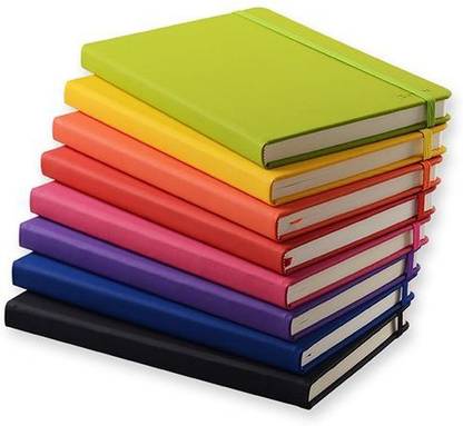 SMKT - Hard Bound Notebook with Elastic Band Closure – 192 Pages A5 Note Book 192 Pages