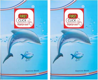 First Click Delta Fish Notebook 2 Register (Hard Bound) 480 Page Size : 20 x 32 cm Book-size Notebook RULED 480 Pages