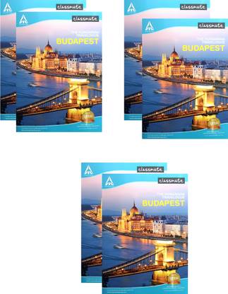 Classmate Unruled Notebooks, Exercise Book, 140 Pages, 29.7x21 CM, Soft cover notebook A4 Note Book unruld 140 Pages