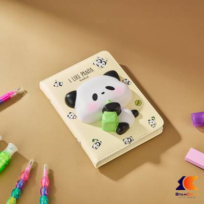 STANCRAY 3D Cartoon Notebook For Student Kid Funny Diary For Boys Girls Stationary items A5 Note Book Ruled 396 Pages