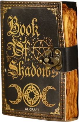 alcraft Blank Spell Book of Shadows Journal with Lock Clasp A6 Journal No 200 Pages