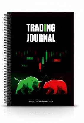 DropoutEngineer Trading Journal Diary and Stock Market Trading Diary Notebook Trading book A5 Journal Track Entry, Stop Loss, Profit & Loss, Notes 137 Pages