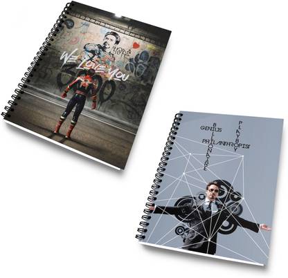 DI-KRAFT Diary Combo Pack | Printed Diary combo Pack | BTS New Collection A5 Diary Unruled 120 Pages