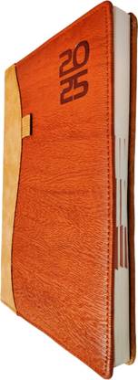 Excel 2023 Executive Style Quality Diary with SUNDAY FULL, Excellent Leather Cover Regular Diary 2025 with Pen Holder(Cover Design may be Different) 365 Pages