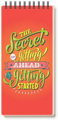 Nourish ToDo List Note Pad Regular Note Pad Ruled 50 Pages