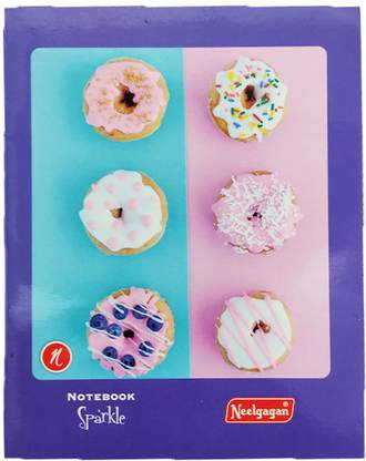NEELGAGAN Sparkle Mini Notebook (15.0 cm x 19.0 cm) Single Line 116 Pages