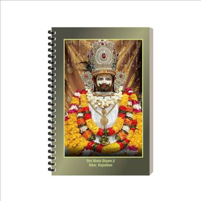 ESCAPER Khatu Shyam Diary For Journaling, Planning, Writing Notes, Office, Personal Use A5 Diary Ruled 160 Pages