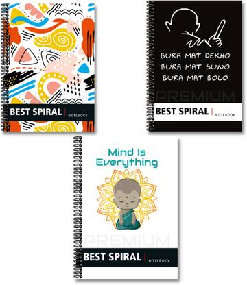 Best Spiral Notebooks | 200 Pages Ruled Spiral Notebook | A4 Size Paper | A4 Notebook Ruled 200 Pages