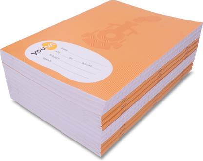NAVNEET Youva Soft Bound 18x24 cm Sketch (1 Side SL / 1 Side PL) Brown Regular Note Book Sketch (1 Side SL / 1 Side PL) 172 Pages