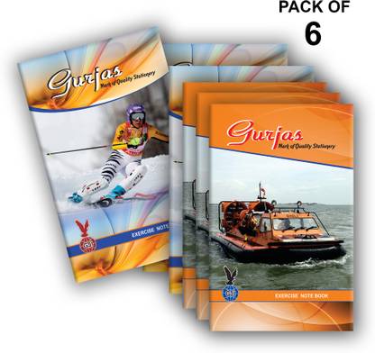 Gurjas Soft Bound Long Regular Notebook Ruled, Single Line 220 Pages