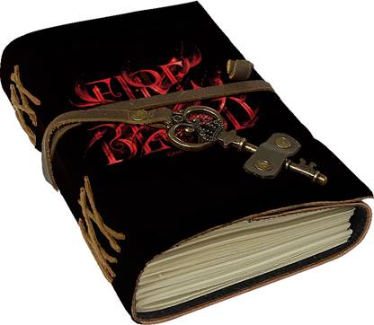 Warner Bros. GOT Theme Fire Blood Leather A6 Diary Unruled 200 Pages