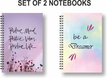 ROT RIX combo of 2 Notebooks A5 Diary Unruled 144 Pages