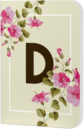AccuPrints Initial D Premium Soft Bound Notebook A5 Diary Ruled 200 Pages