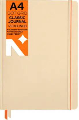 NEORAH - Dot Grid Journal Notebook - 110 GSM - Office Hardcover Notebook - A4 Notebook DOTTED 160 Pages