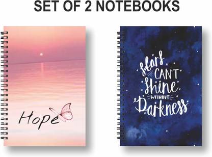 ROT RIX combo of 2 Notebooks A5 Diary Ruled 144 Pages