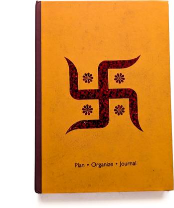 Doodle Monk Swastik - Undated Planner - Hardcase A5 Planner Designed 160 Pages