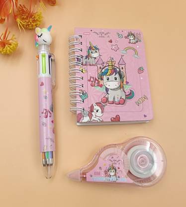Paper Bear Unicorn Regular Diary Designer 80 Pages