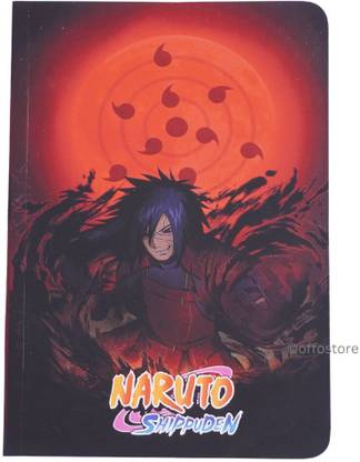 OFFO Anime:Naruto Shippuden Madara uchiha velvet finish A5 Notebook Ruled 160 Pages