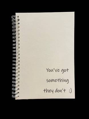 TheLilJoys You have got something they don't A5 Notebook Blank 150 Pages