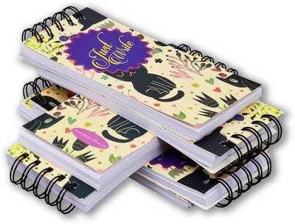 Flipkart SmartBuy Spiral Memo pad Notepad | Tear off Sheets | Daily pad for school going kids Pocket-size Writing Pad Unruled 200 Pages