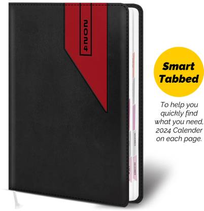 Abstract Collection B5, Size(25*19*3)CM 1 Date Monthcut Planner with Sunday Separate Page B5 Diary Single Rule Multicolor Line 400 Pages