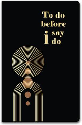 CREATIVE CONVERT gold foil A5 Planner daily planner 160 Pages