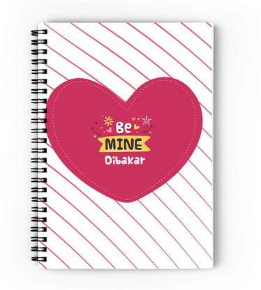 epheriwala Be mine Dibakar Print A5 Diary Unruled 140 Pages