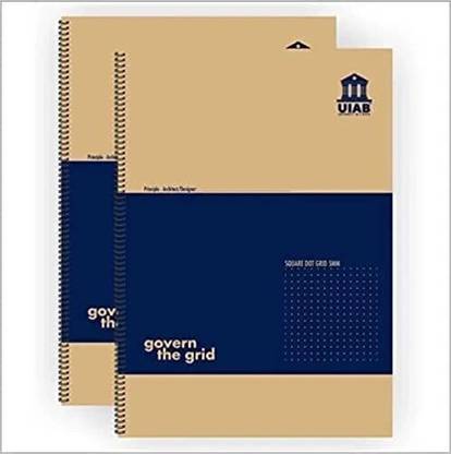 Shopertuniti university in a book A4 Notebook Square Dot Grid Note Book 100 Pages