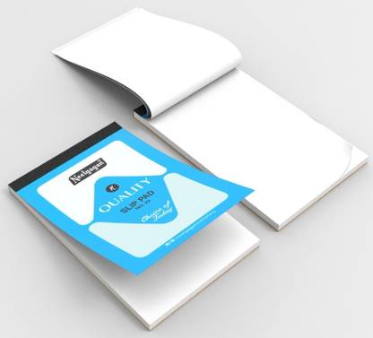 NEELGAGAN Slip Pad No. 22, (Type: Plain with 80 Pages) (10.5 cm x 16.5 cm) Regular Note Pad Plain (P-20) 80 Pages