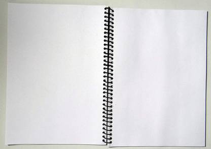 scruton spiral A4 Notebook plain 200 Pages