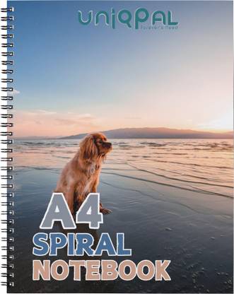 UNIQPAL SET OF 1 A4 Notebook UNRULED 200 Pages