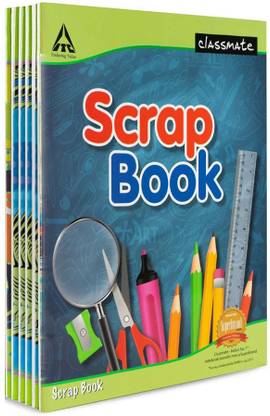 Classmate scrap book A4 Note Book Plain +ruled 36 Pages